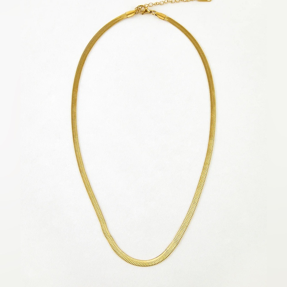 Commense Minimalist Snake Chain Necklace - Picture 3 of 4